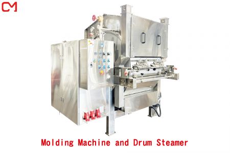 Molding Machine and Drum Steamer - Crab Flavor Maturing Machine.